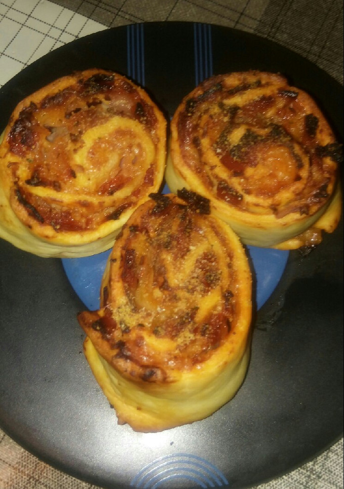 Una foto de Rollitos de pizza