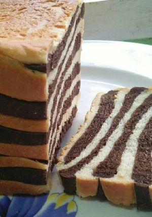 Foto resep Roti tawar zebra