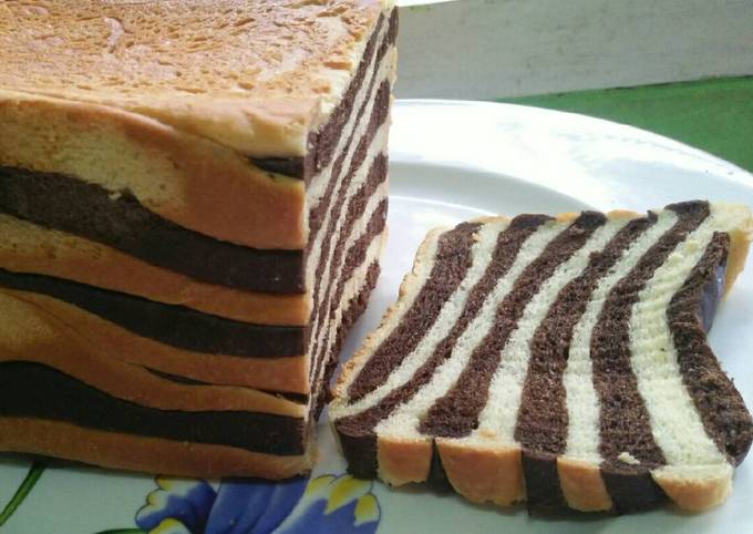 Resep Roti Tawar Zebra Oleh Ibu Khansa Rafeyfa Cookpad