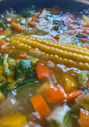 Una foto de Sopa de verduras 🍲