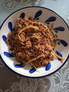 Foto resep Tongkol suwir pedas