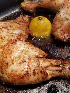Una foto de Pollo asado al estragón