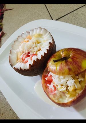 A picture of Fruit cups.