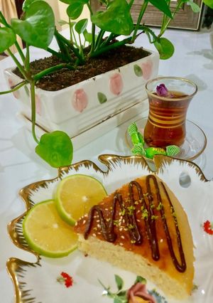 عکسی از دستور کیک لیمویی