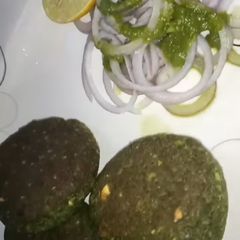 A picture of Chole Palak Kebab.
