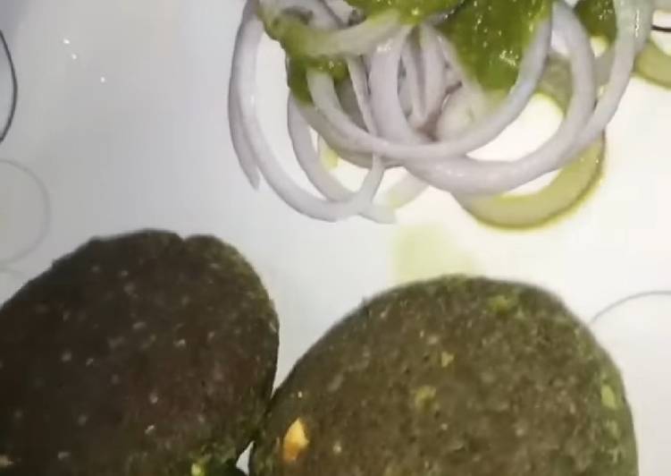 Chole Palak Kebab