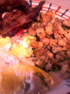 A picture of Dee's Hash Brown Balls.