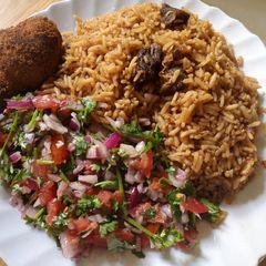 A picture of Beef Pilau.