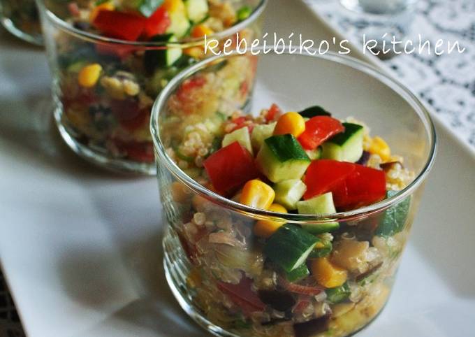 Japanese Tabbouleh with Mixed Grains