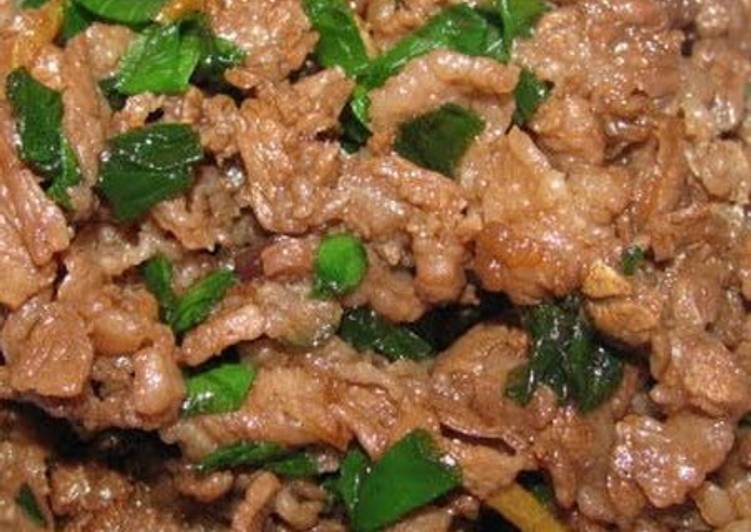 Recipe of Homemade 5 Minute Beef &amp; Ginger Stir-Fry