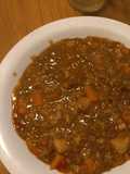 Guiso de lentejas vegano