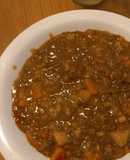 Guiso de lentejas vegano