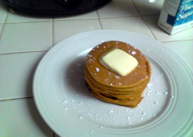 Recipe of Ultimate Willies Vanilla Pumpkin Pancakes