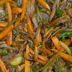 A picture of Slice Vegetable sauce.