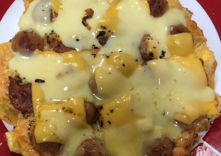 Olahan Roti pizza | Cara Membuat Roti pizza Yang Lezat Sekali