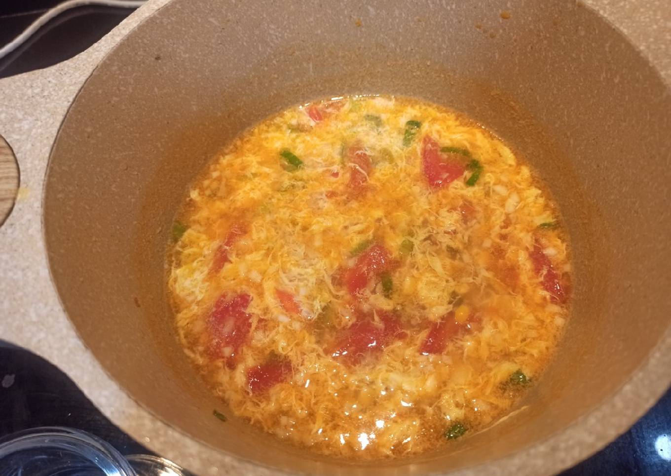 Resep Tomato Egg Drop Soup MPASI Anti Gagal