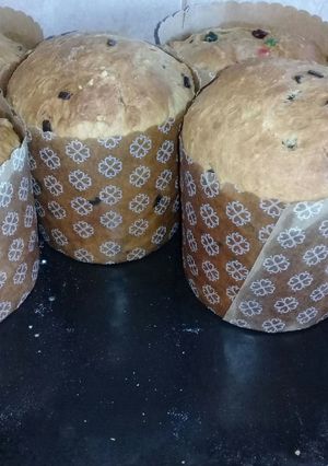 Una foto de Pan dulce de frutas o de chocolate (para 5 panes de 400 gramos)