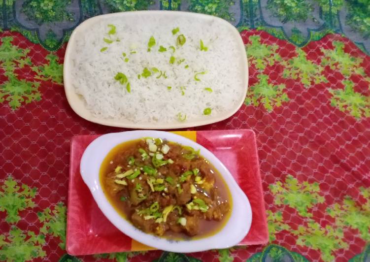 Recipe of Homemade Beef Kaharra Masala With Boiled Rice