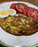 Tortilla fácil de zapallito italiano