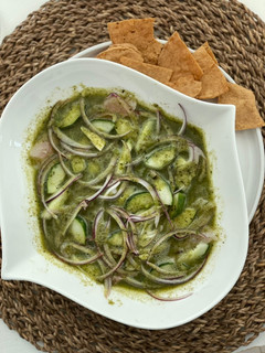 Una foto de Aguachile de pescado