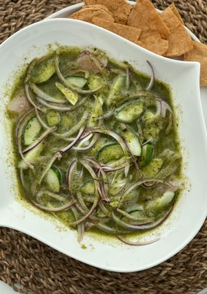 Una foto de Aguachile de pescado