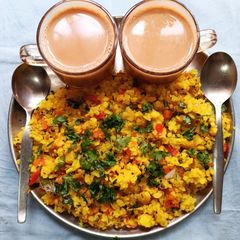 A picture of Batata Poha.