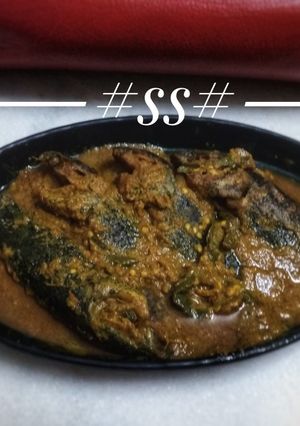 A picture of Koi Bhapa (Steamed climbing perch fish) #FM #W2.