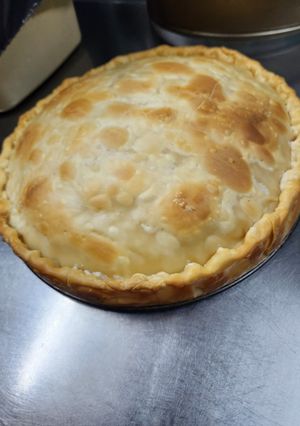 Una foto de Tarta blanca de arroz