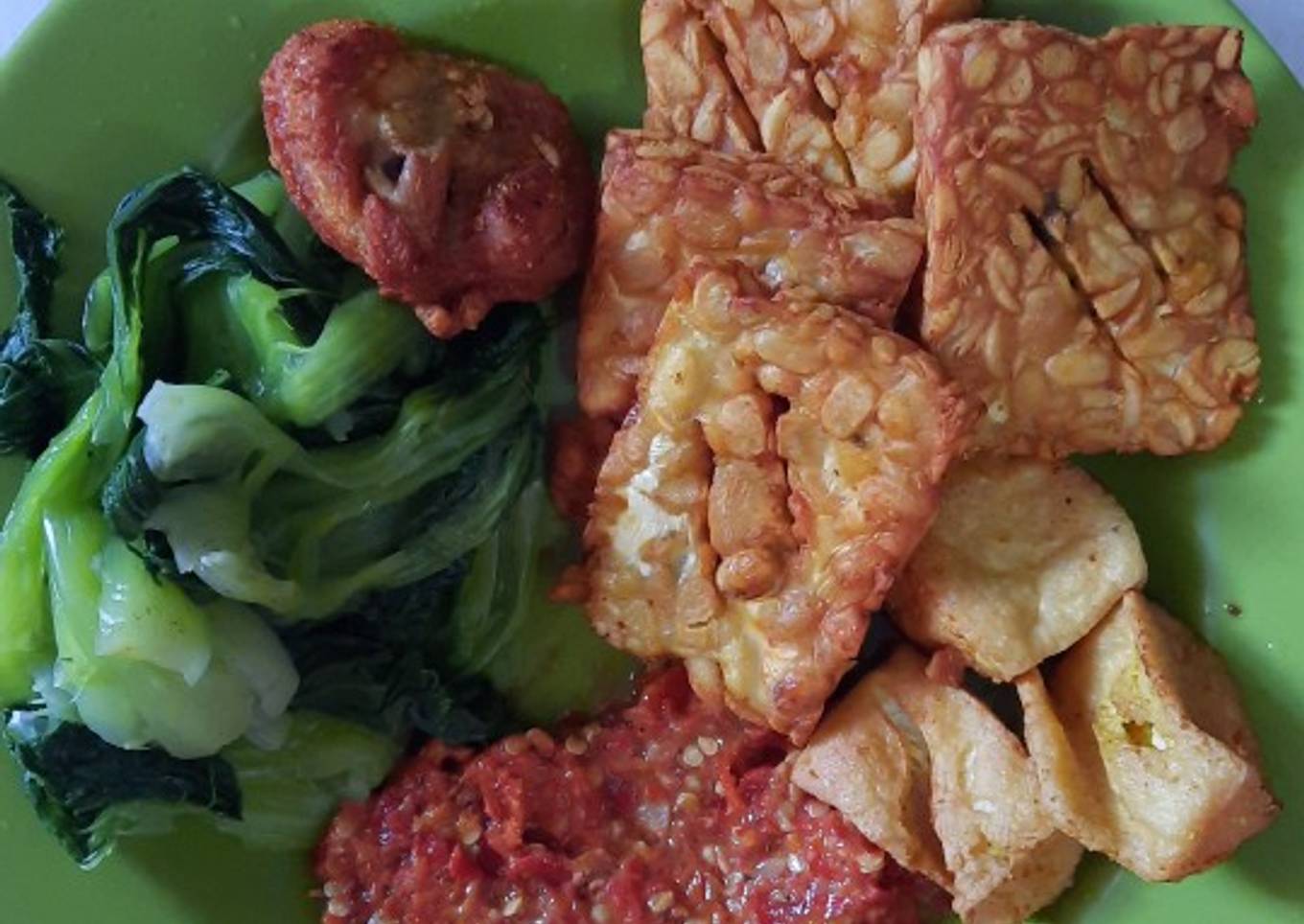 Sambel lalapan tempe