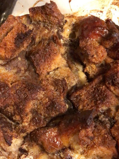 A picture of Bread pudding.