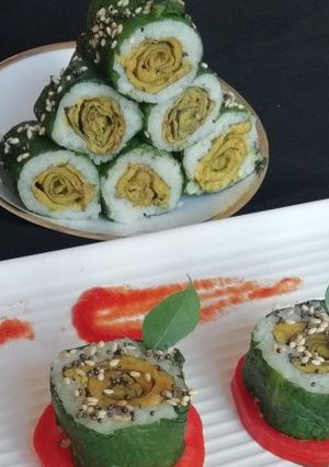 A picture of Patra sushi roll.