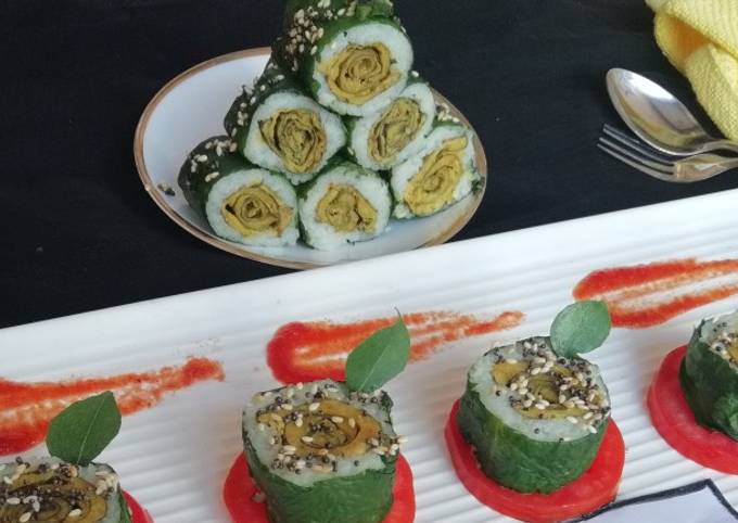 Patra sushi roll Recipe by Urvashi Belani - Cookpad