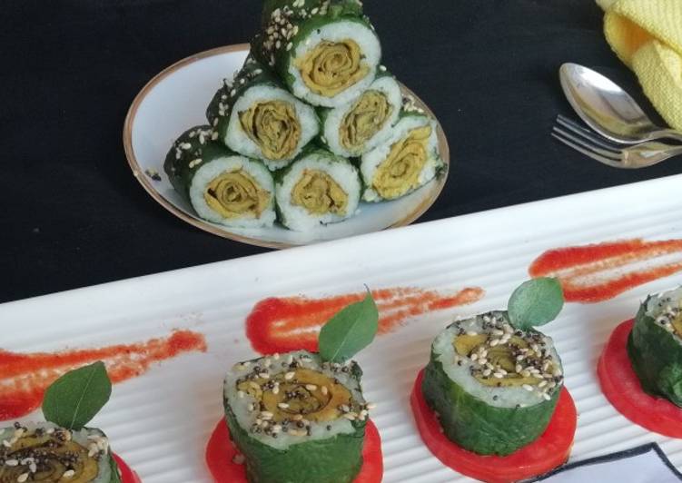 Step-by-Step Guide to Prepare Homemade Patra sushi roll