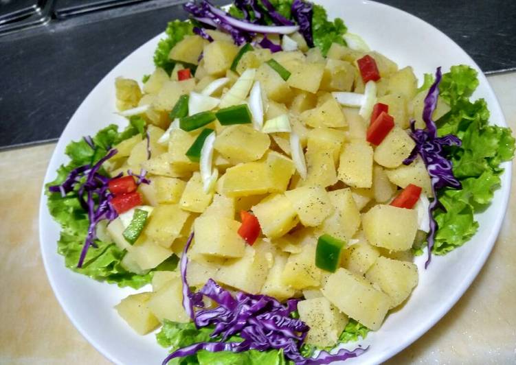 Bagaimana Menyiapkan Potato Salad Lezat Sekali