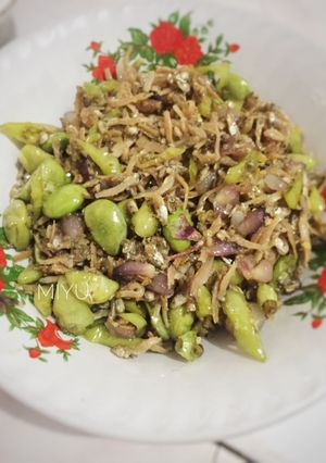 Foto resep Tumis Teri, Bawang Merah & Pete