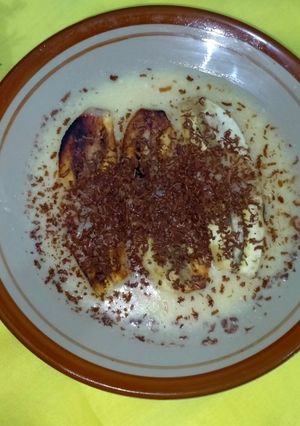 Foto resep Pisang berendam vla