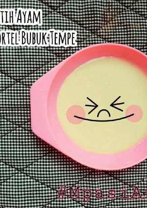 Foto resep Mpasi 7m+ : Menu 4* Beras Putih Ayam Kampung Wortel Bubuk Tempe