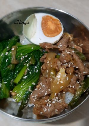 Foto resep Beef Pakcoy Rice bowl