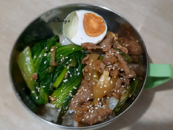 Langkah Mudah untuk Membuat Beef Pakcoy Rice bowl Anti Gagal