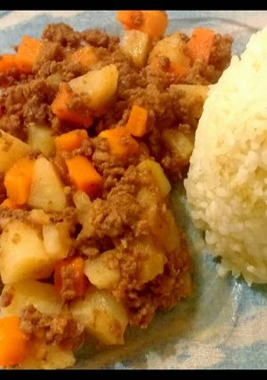 Una foto de Picadillo de carne a la mexicana