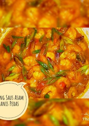 Foto resep Udang Saus Asam Manis Pedas