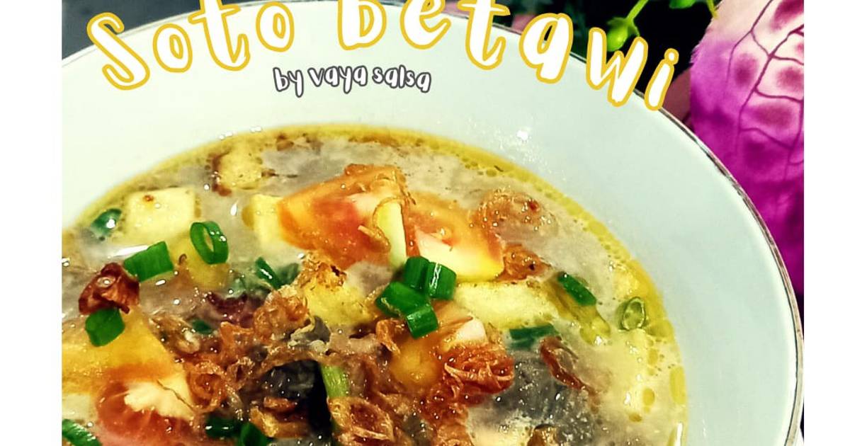 Resep Soto Betawi Favorit Bunda