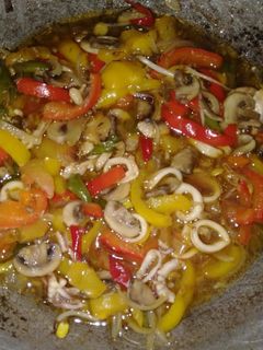 Foto resep Tumis Cumi Paprika