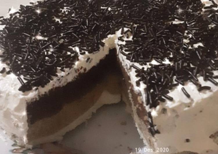 {Cara Membuat Bolu kukus tiramisu yang Enak