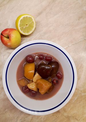 Gyümölcsleves recept fotója