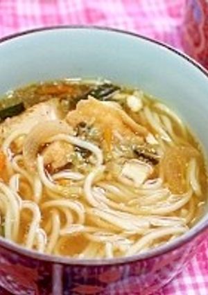A picture of Hearty Vegetarian Soy Sauce Ramen.