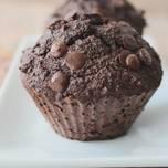 Muffins de chocolate saudável