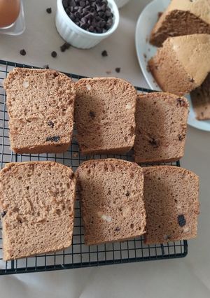 Foto resep 198. Chiffon Cake Cokelat Keju 🍫🧀