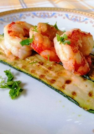 Foto di Antipasto Zucchine e Gamberi