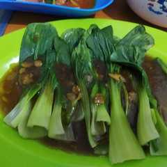 A picture of Pokcoy saus tiram.